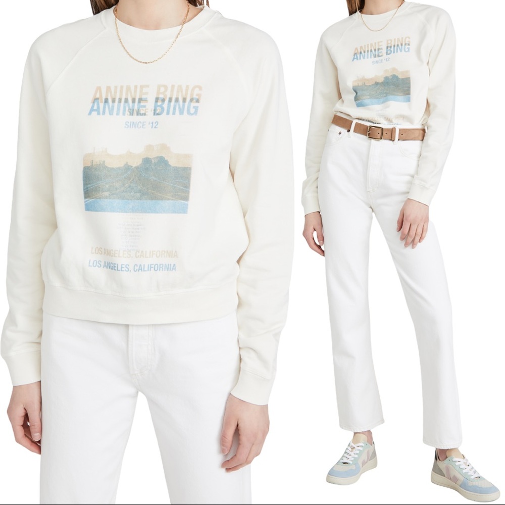 Anine Bing | NWT Arlo Desert Road Sweatshirt - M